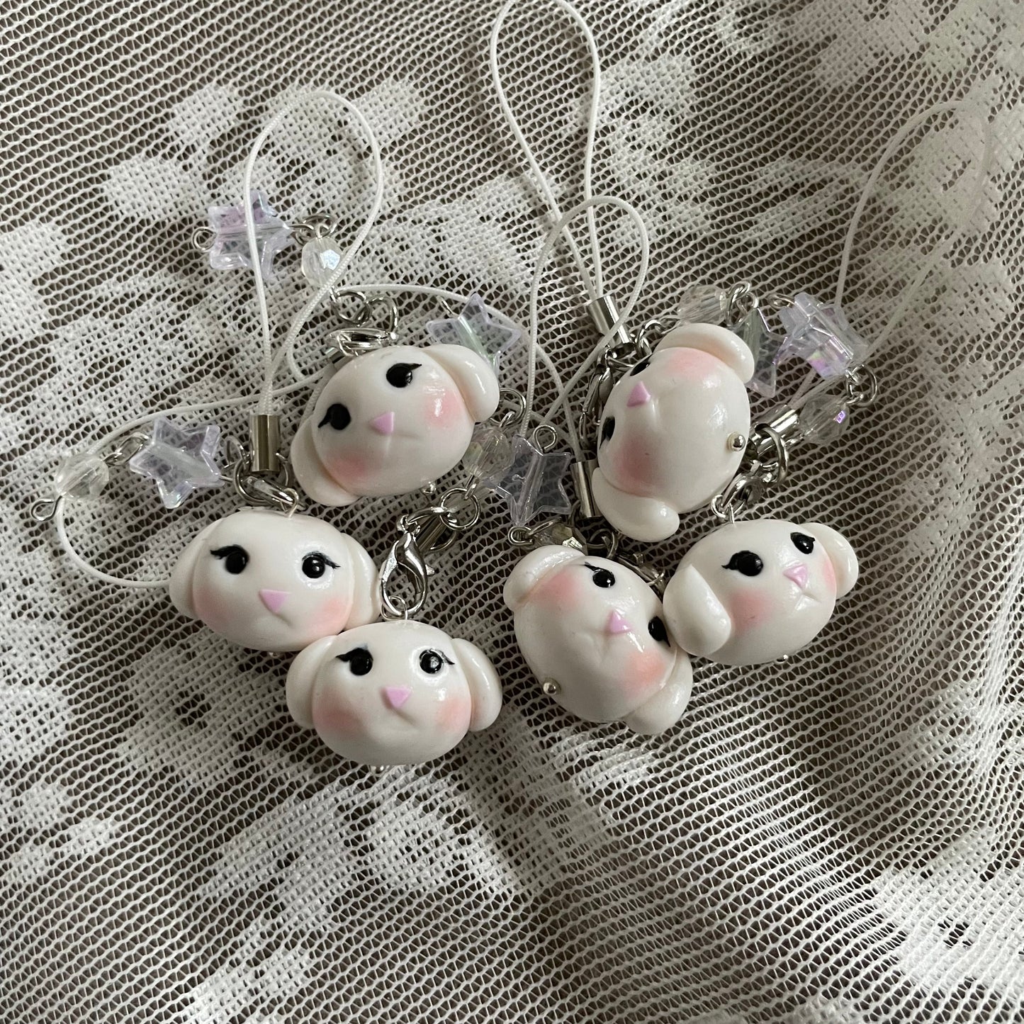 Handmade Bunny Keychain (Imperfect)*