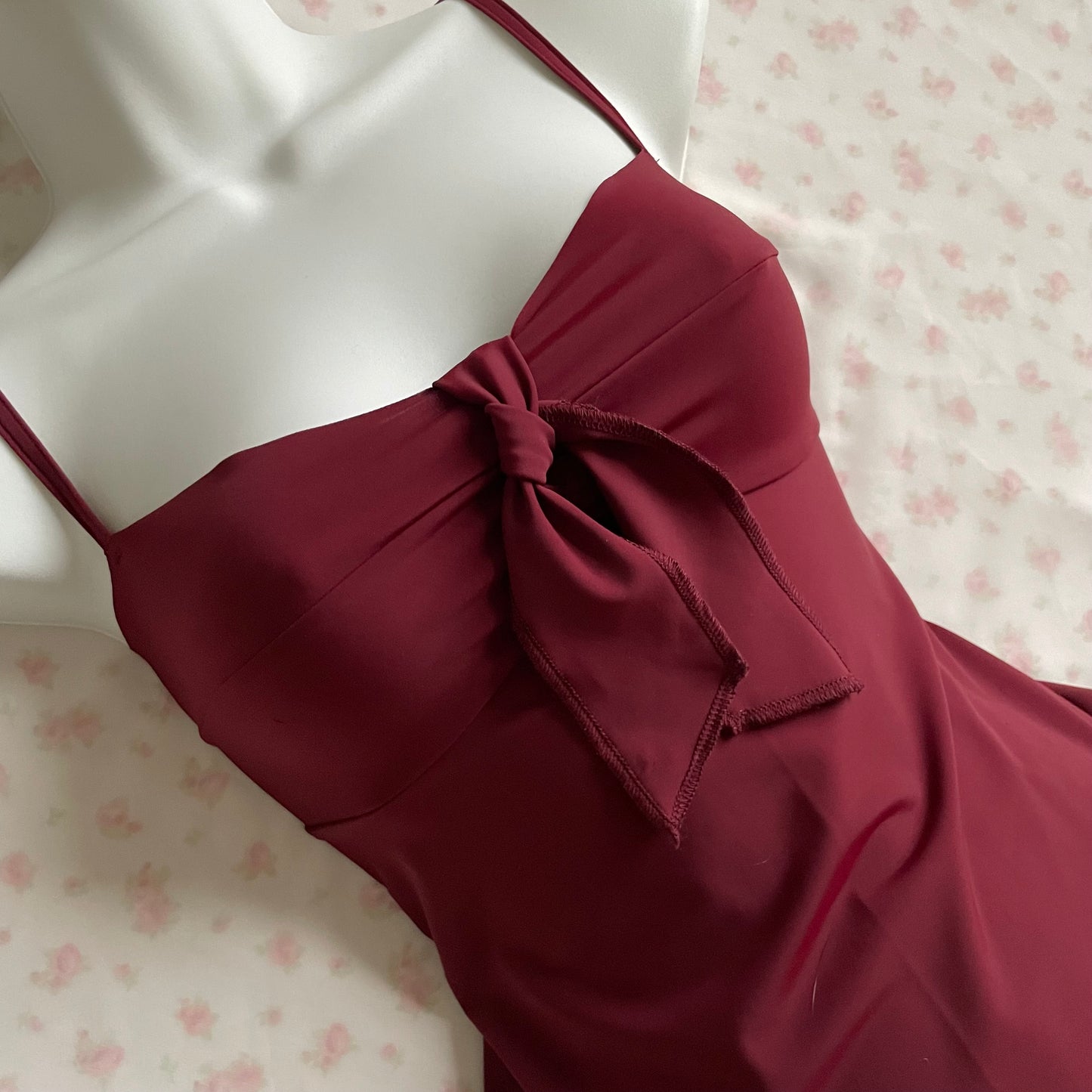 The Layla Dress (Costume) in Dark Red