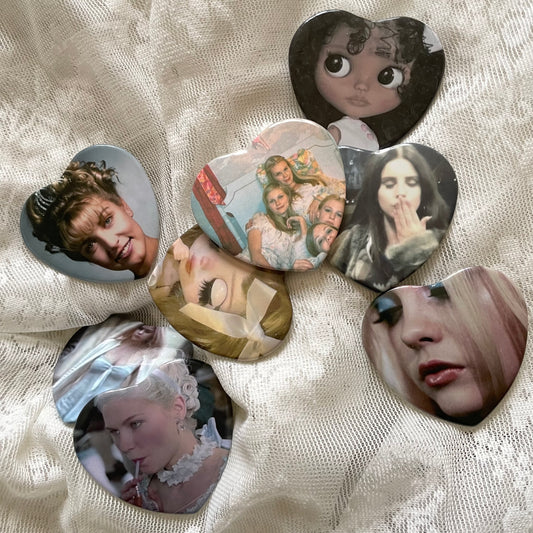 Heart Shaped Pins