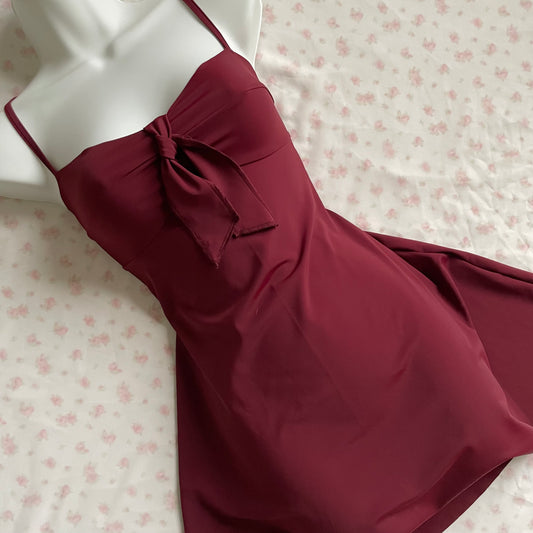 The Layla Dress (Costume) in Dark Red