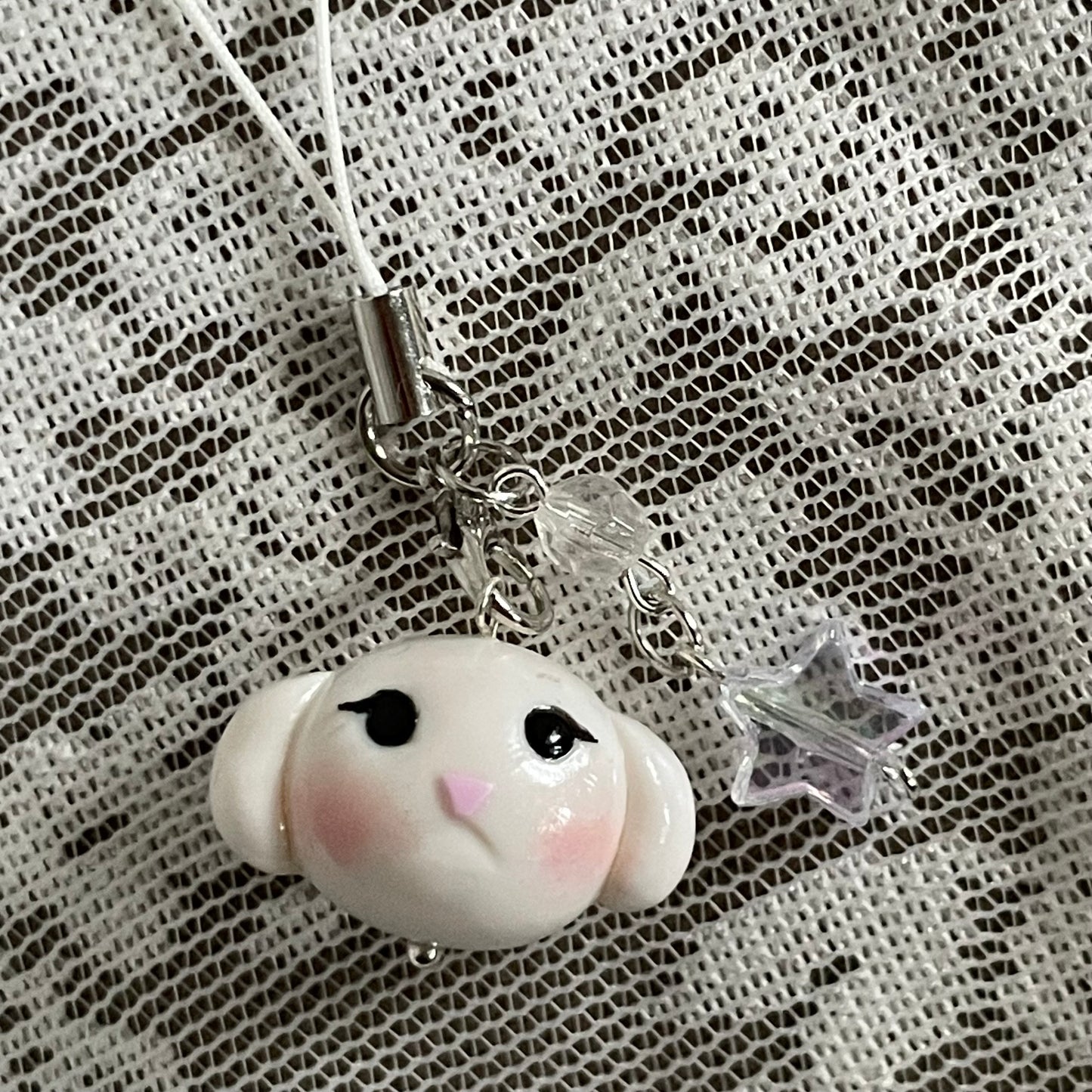 Handmade Bunny Keychain (Imperfect)*