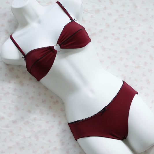 The Black Cherry Swim Set