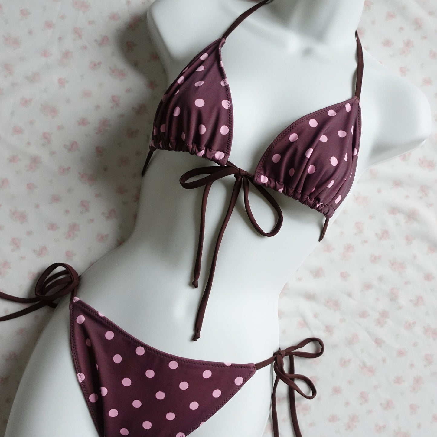 Pink Polka Dots, Like you Lots Swim Set  (Ready to ship next day until stock runs out <3)